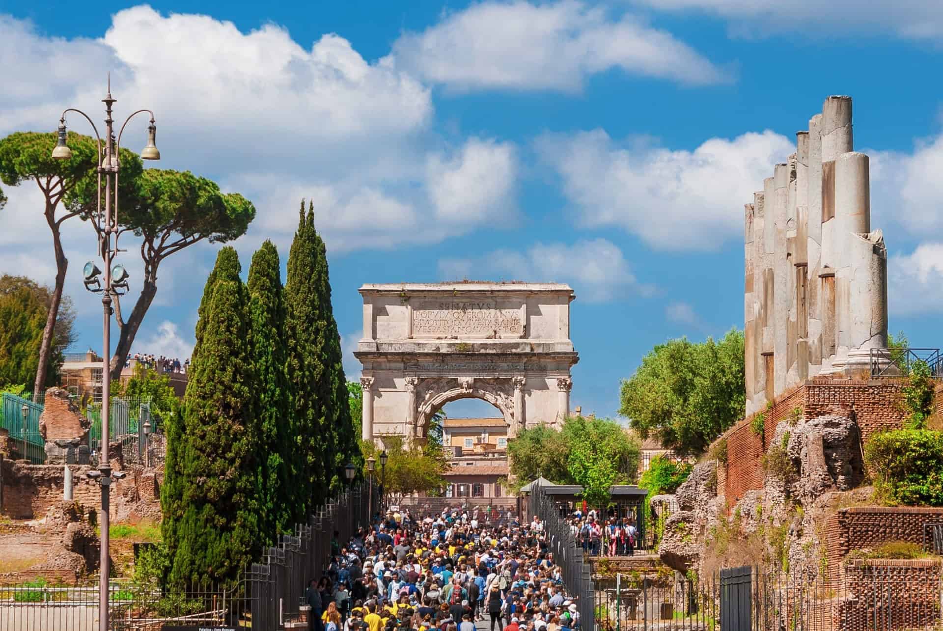 visiter rome et le forum romain