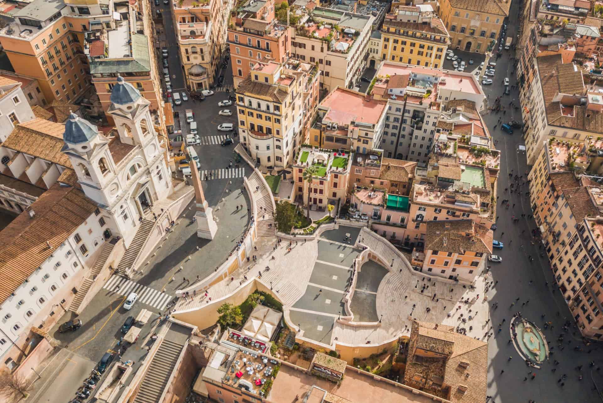 plazza di spagna rome en 5 jours